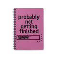 Probably Not Getting Finished – ADHD Starter Notebook