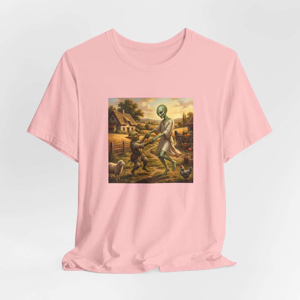 Alien Harvest Vintage Art T‑Shirt