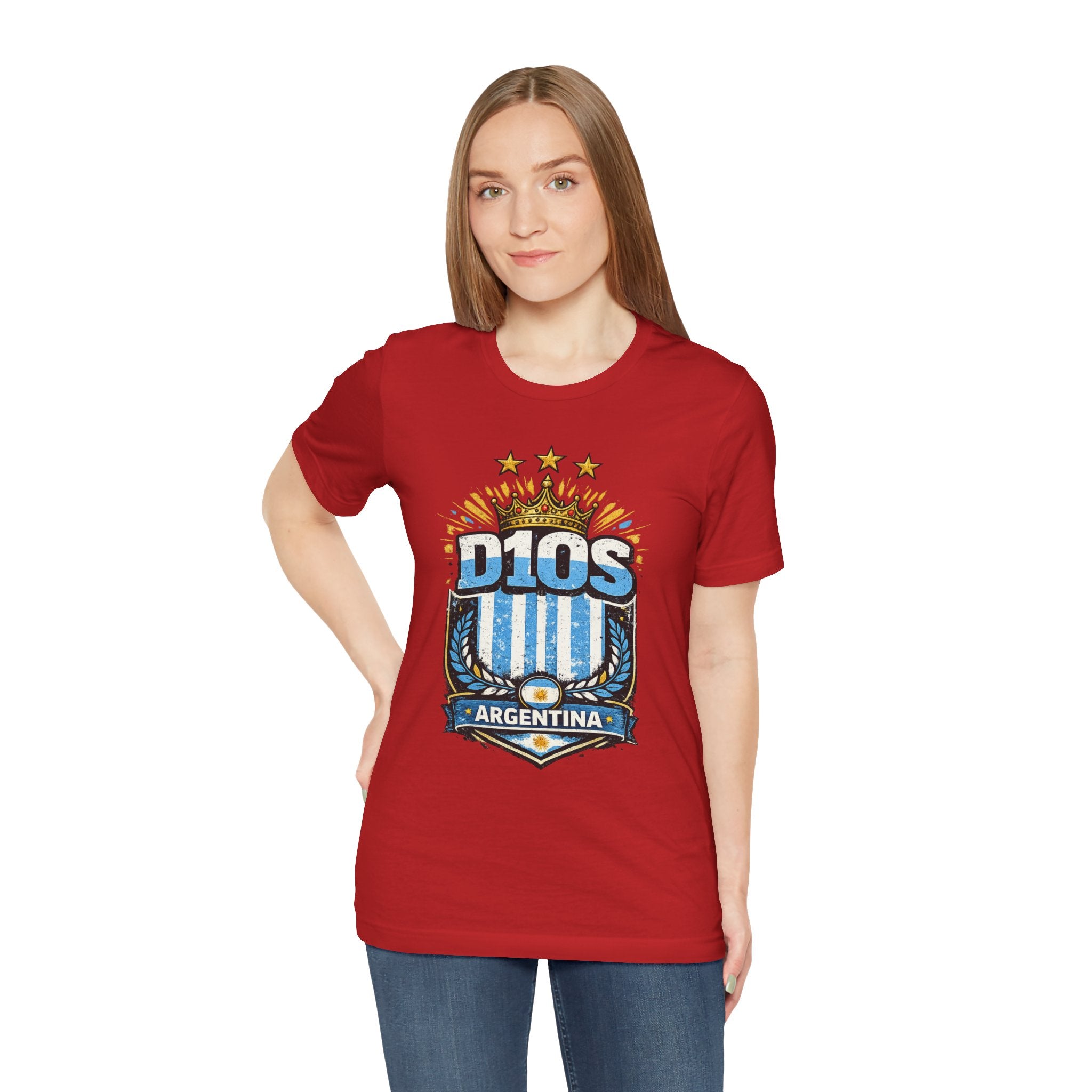 D10S Argentina Tee — Football Fan Shirt