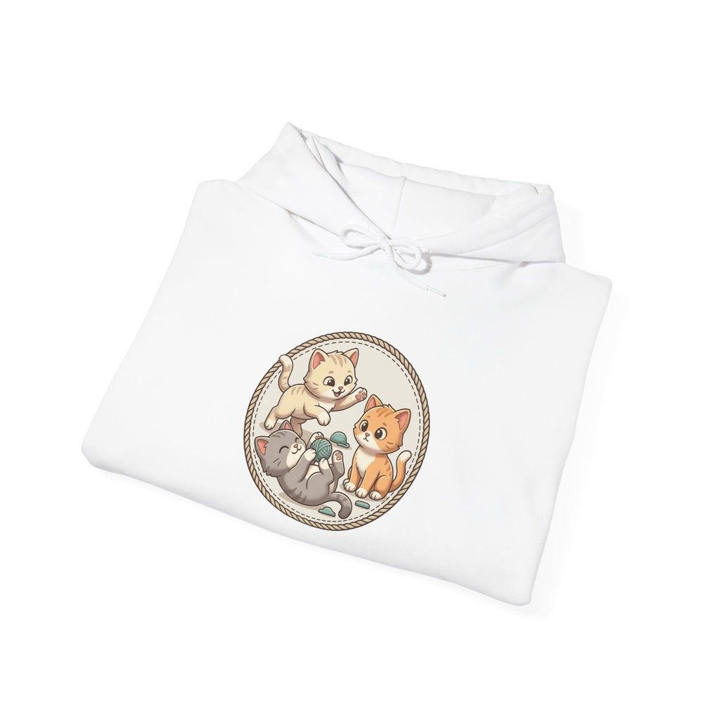 Cute Kittens Hoodie — Adorable Cat Trio