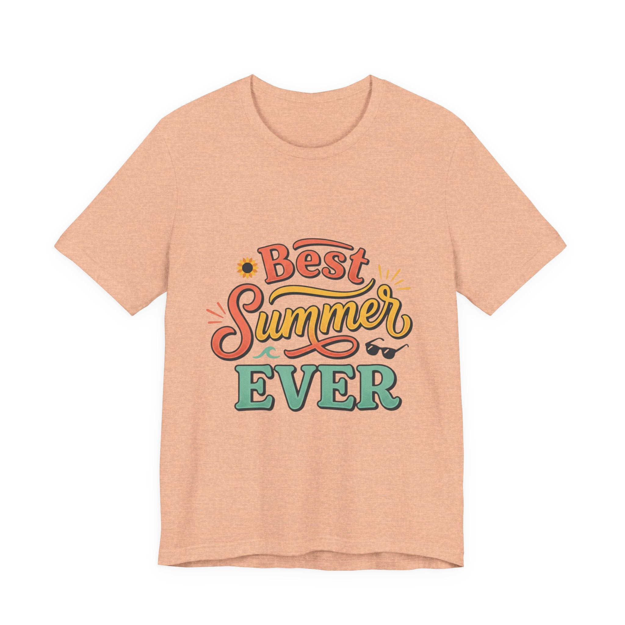 Best Summer Ever T-Shirt — Retro Colorful Vacation Tee