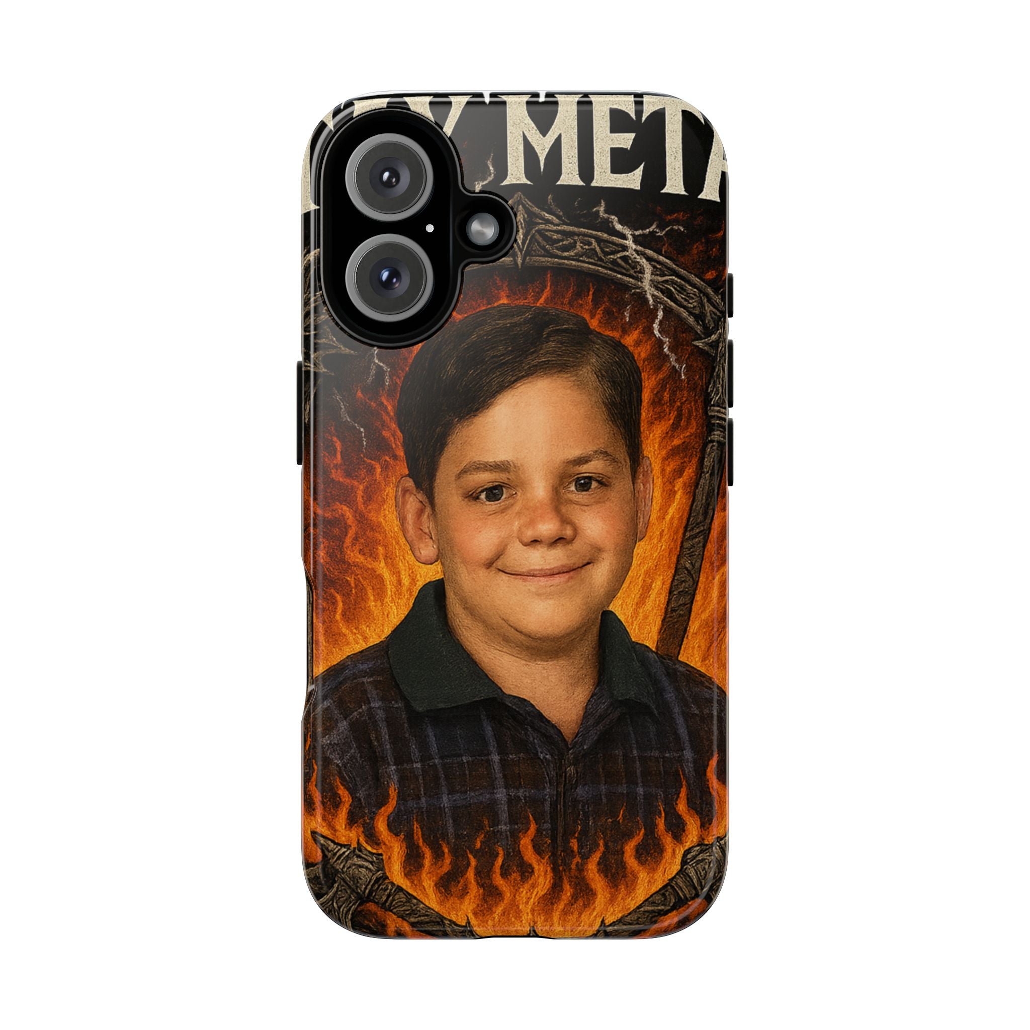Metalhead Phone Case, Tough Cases for Music Lovers, Personalize with Unique Art, Gift for Metal Fans, Rock Lover's Accessory