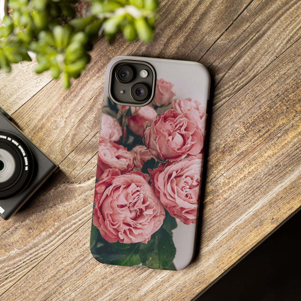 Tough Case — Pink Peonies Floral Phone Case