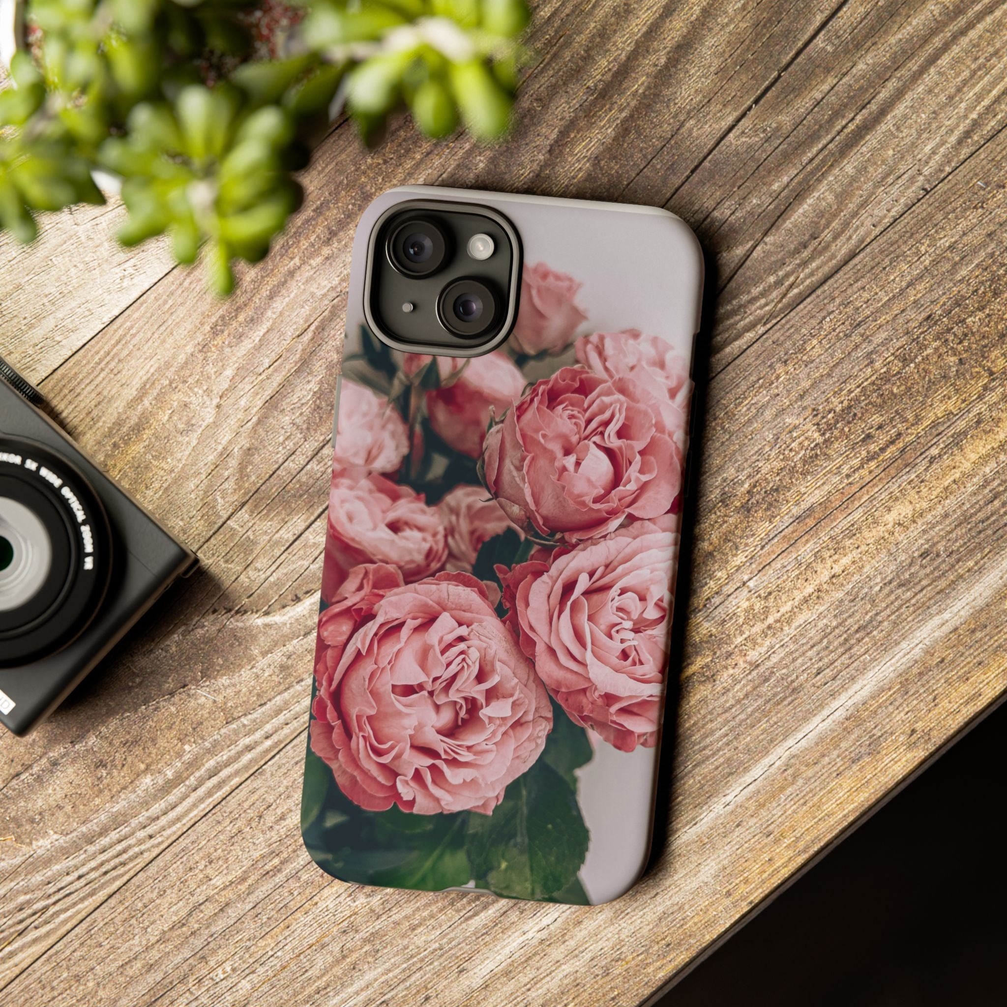 Tough Case — Pink Peonies Floral Phone Case