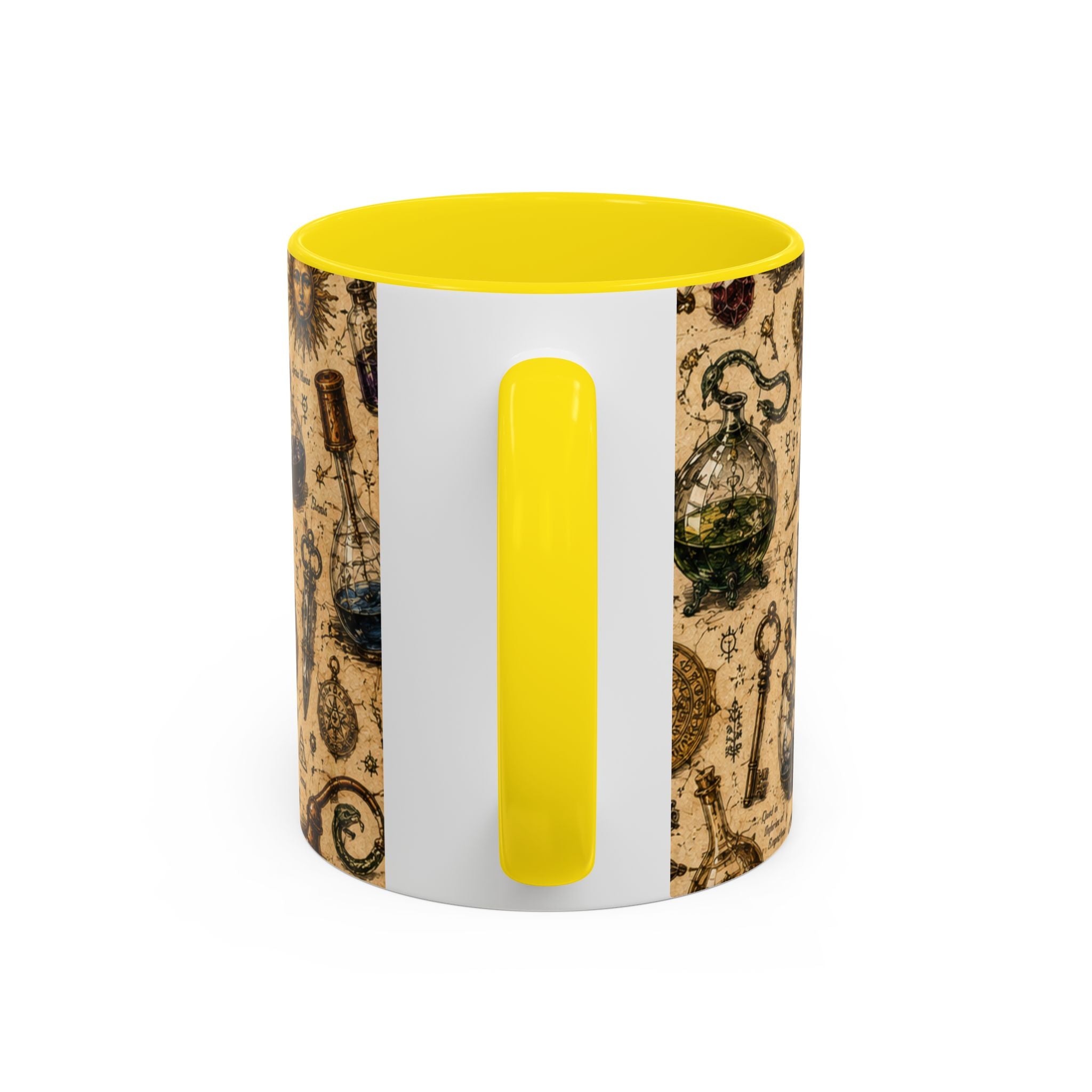 The Alchemist's Cabinet Coffee Mug — Vintage Apothecary Accent Mug (11/15 oz)