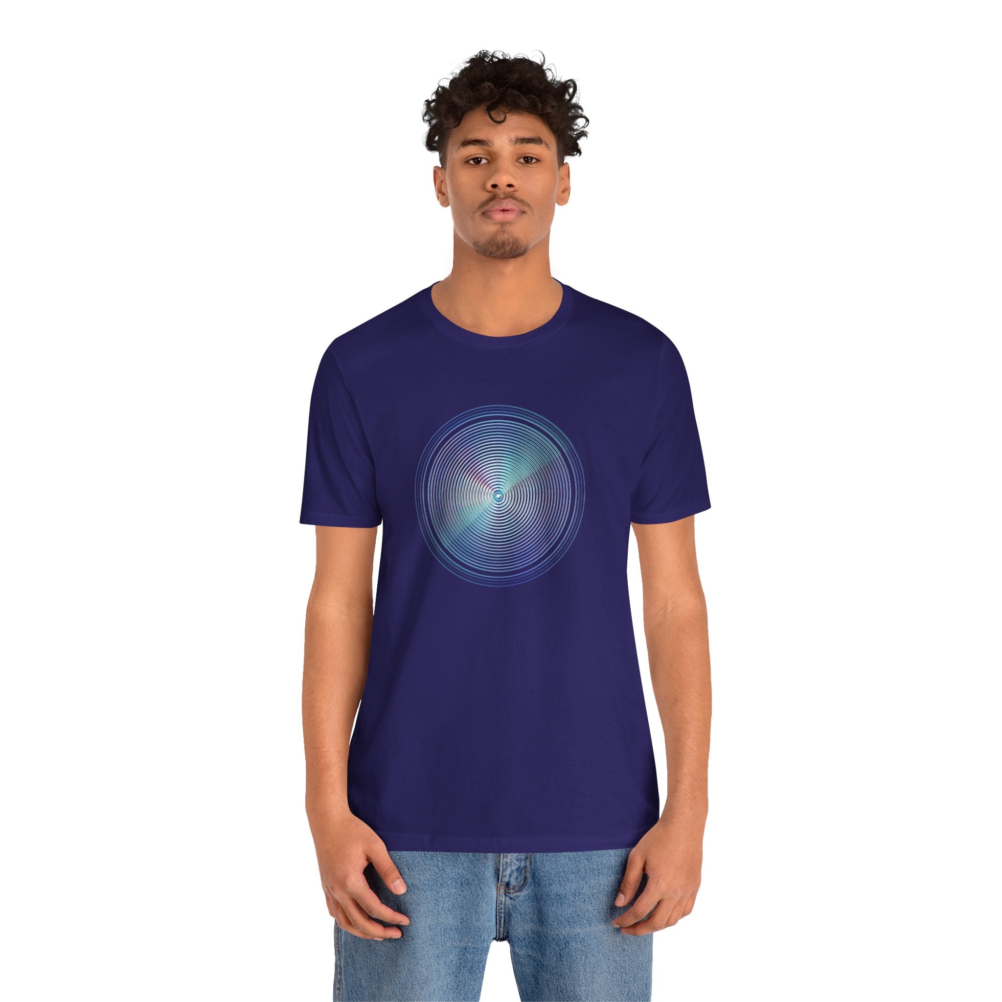 Hypnotic Holo Spiral T‑Shirt