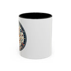 Space Camper Patch Coffee Mug — Retro Astronaut Camper 11/15oz Accent Mug