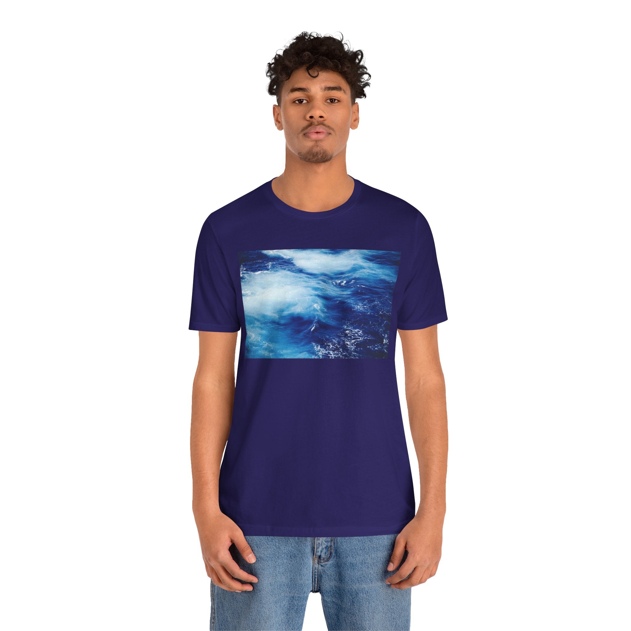 Ocean Waves  Tee — Blue Water Photography T-Shirt
