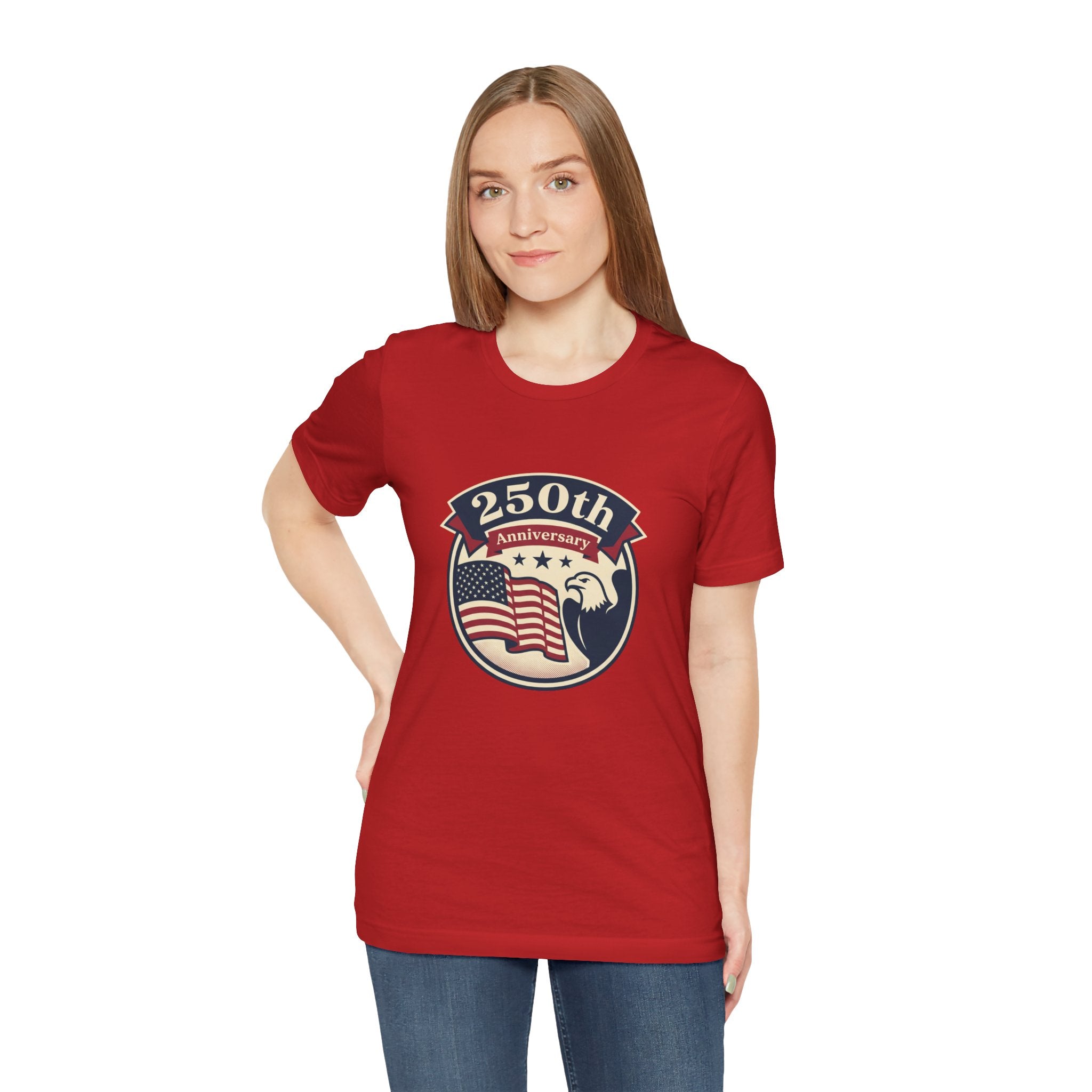 250th Anniversary Eagle & American Flag T-Shirt
