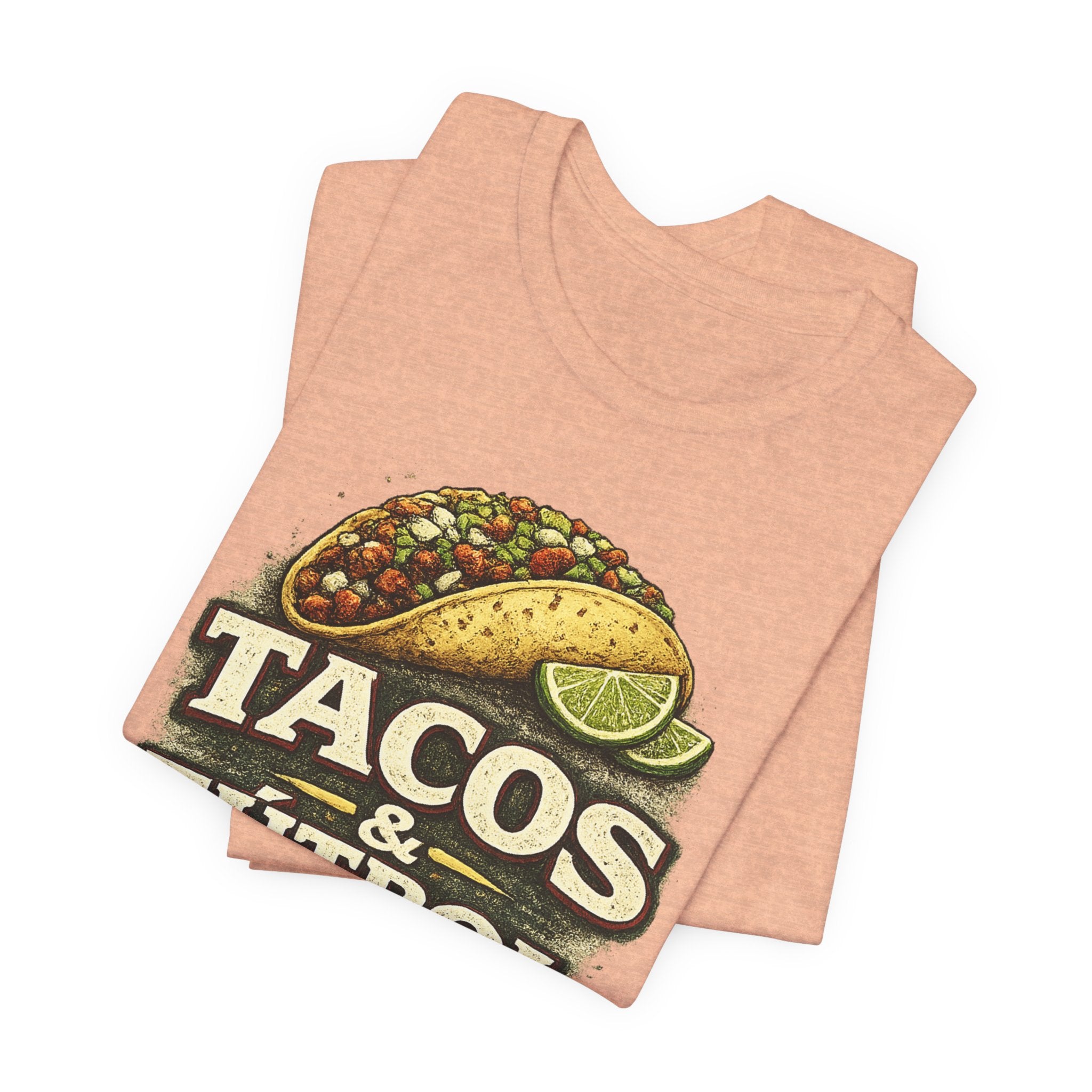 T-Shirt — Tacos & Fútbol Graphic Tee — Soccer Fan Mexican Food Mashup