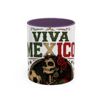 Viva Mexico Accent Coffee Mug — Day of the Dead Skeleton Design (11/15oz)