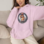 Patriotic Cat Hoodie — "Ready for the Stars" Graphic Pullover