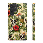 Tropical chihuahua Phone Case — Floral Pineapple Protective Tough Case