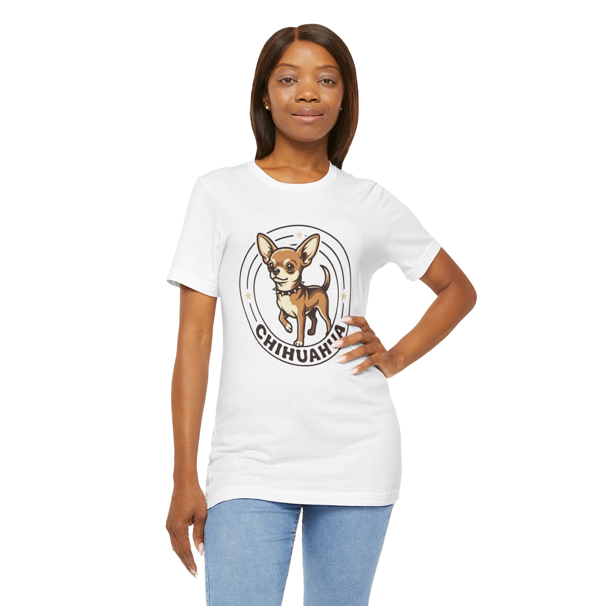 Chihuahua Graphic Tee — Cute Cartoon Dog T‑Shirt for Chihuahua Lovers
