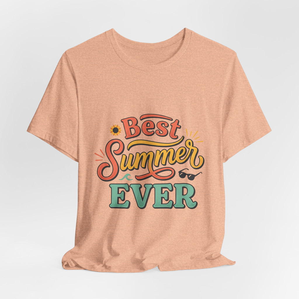 Best Summer Ever T-Shirt — Retro Colorful Vacation Tee