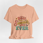 Best Summer Ever T-Shirt — Retro Colorful Vacation Tee