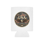 USA Eagle Can Cooler - Patriotic American Flag Beer Holder for 4th of July
