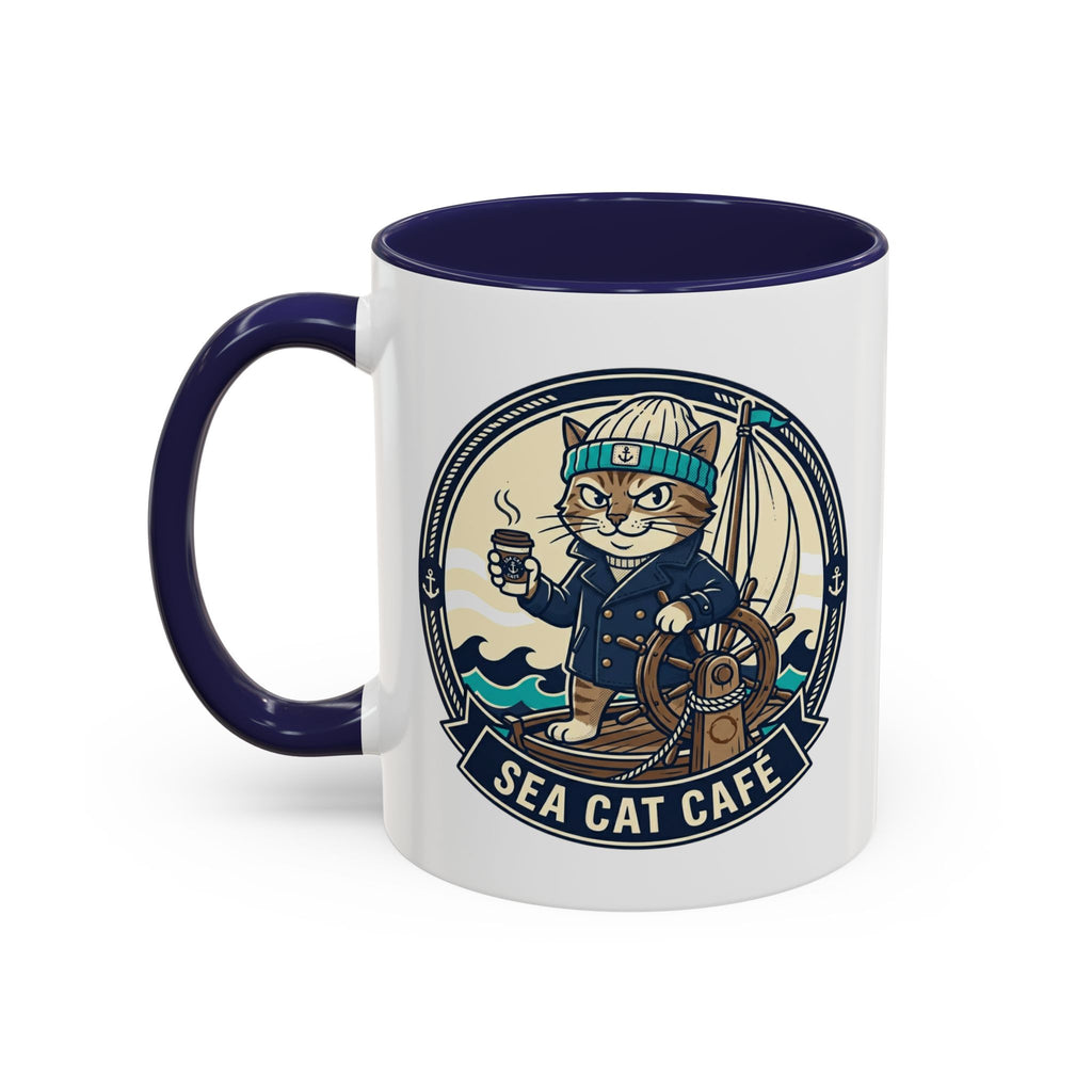 Nautical Sailboat Coffee Mug – Vintage Ocean Adventure Accent Mug