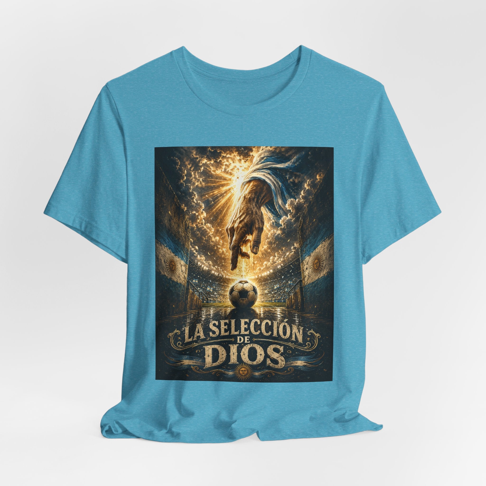 Soccer Faith T-Shirt — "La Selección de Dios" Graphic Tee
