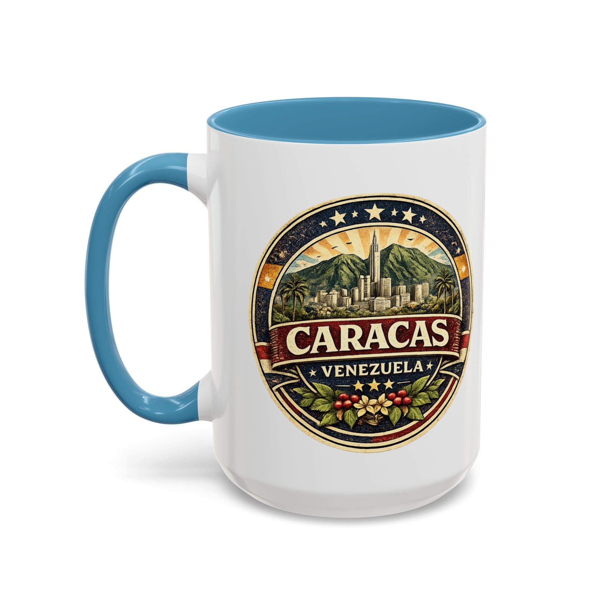 Caracas Venezuela Vintage Travel Accent Coffee Mug