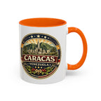 Caracas Venezuela Vintage Travel Accent Coffee Mug