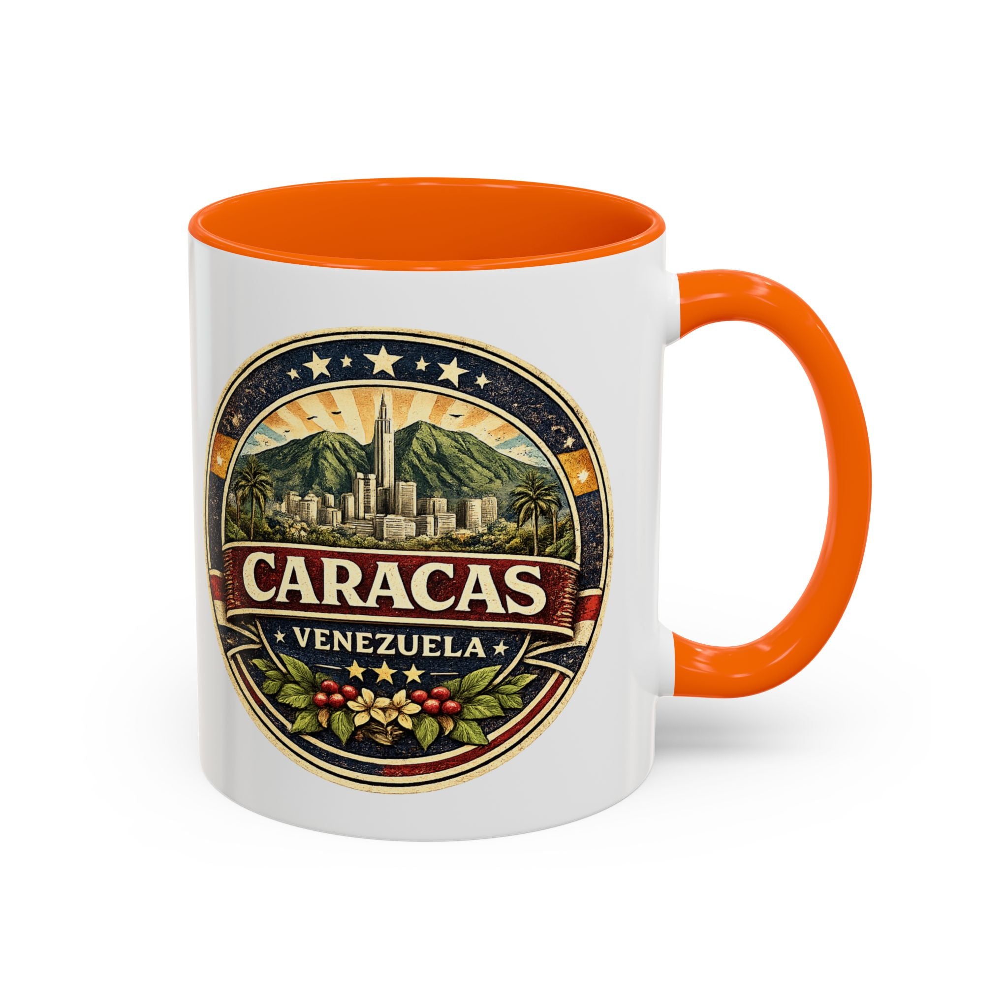 Caracas Venezuela Vintage Travel Accent Coffee Mug