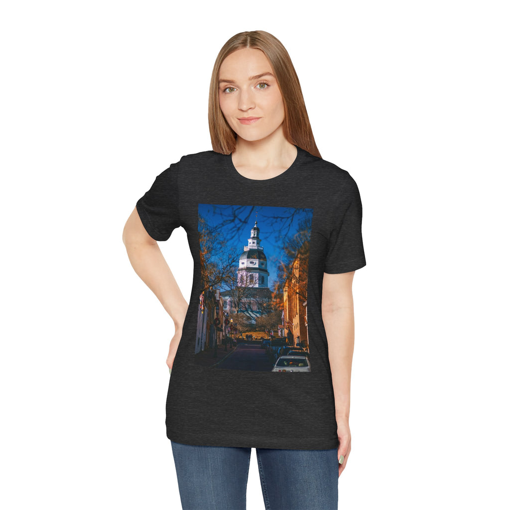 Maryland State House Street Photo Tee