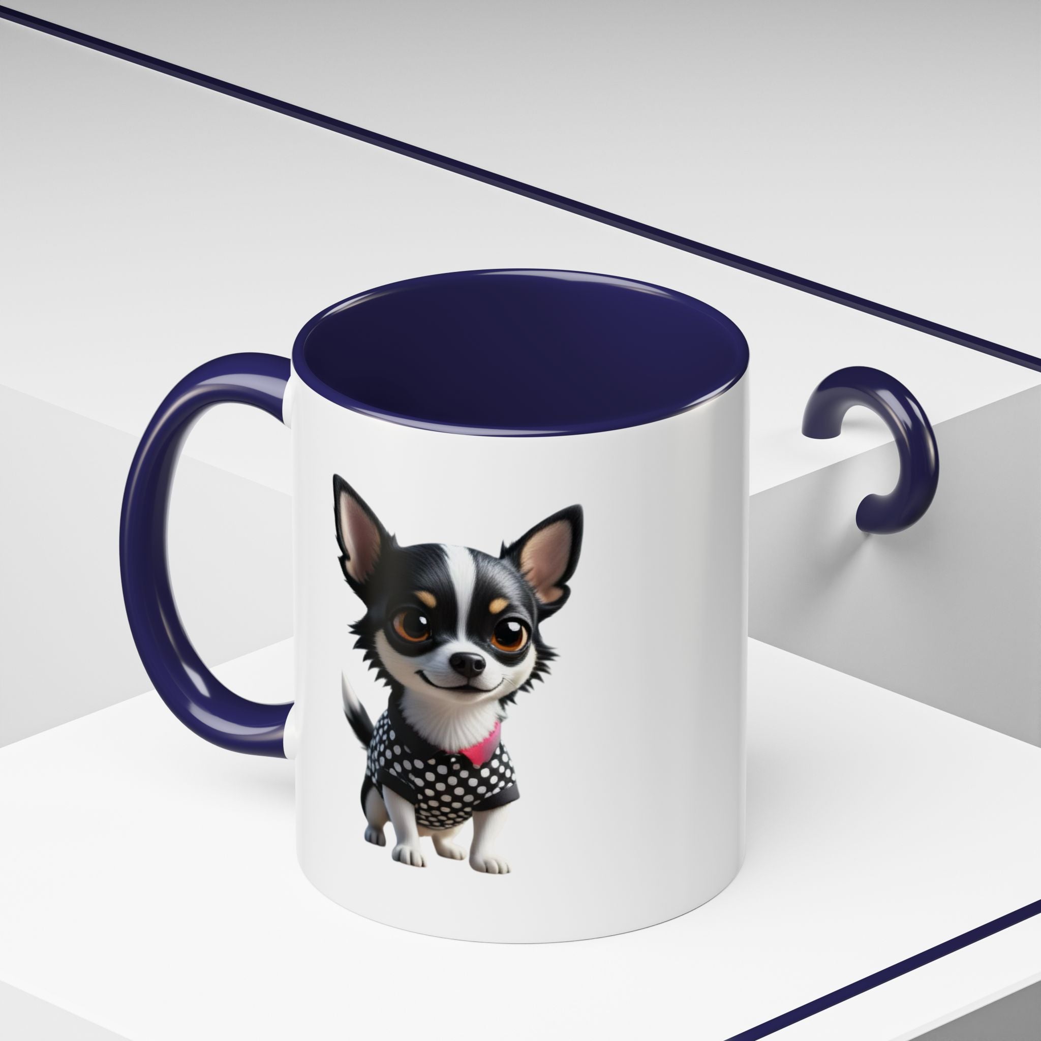 Chihuahua Dog Accent Coffee Mug – Cute Tiny Pup 11/15oz