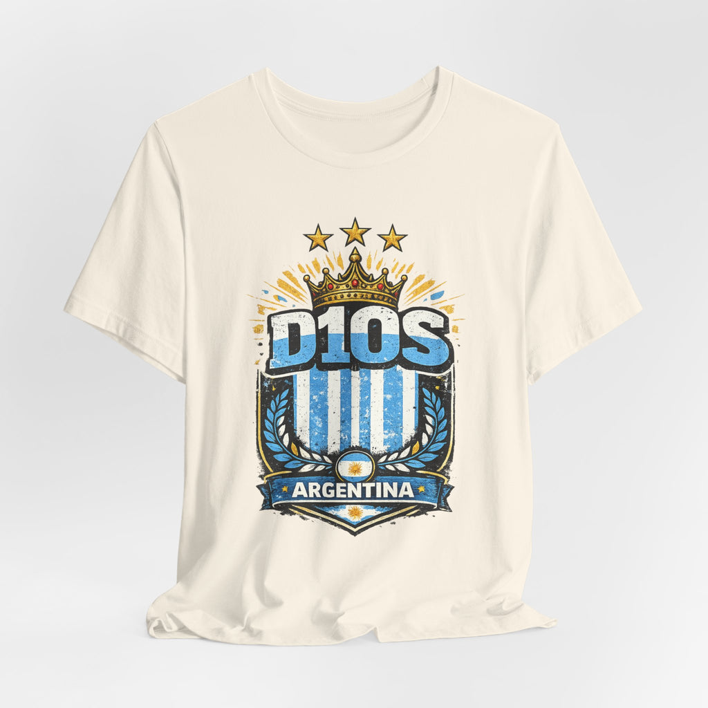 D10S Argentina Tee — Football Fan Shirt