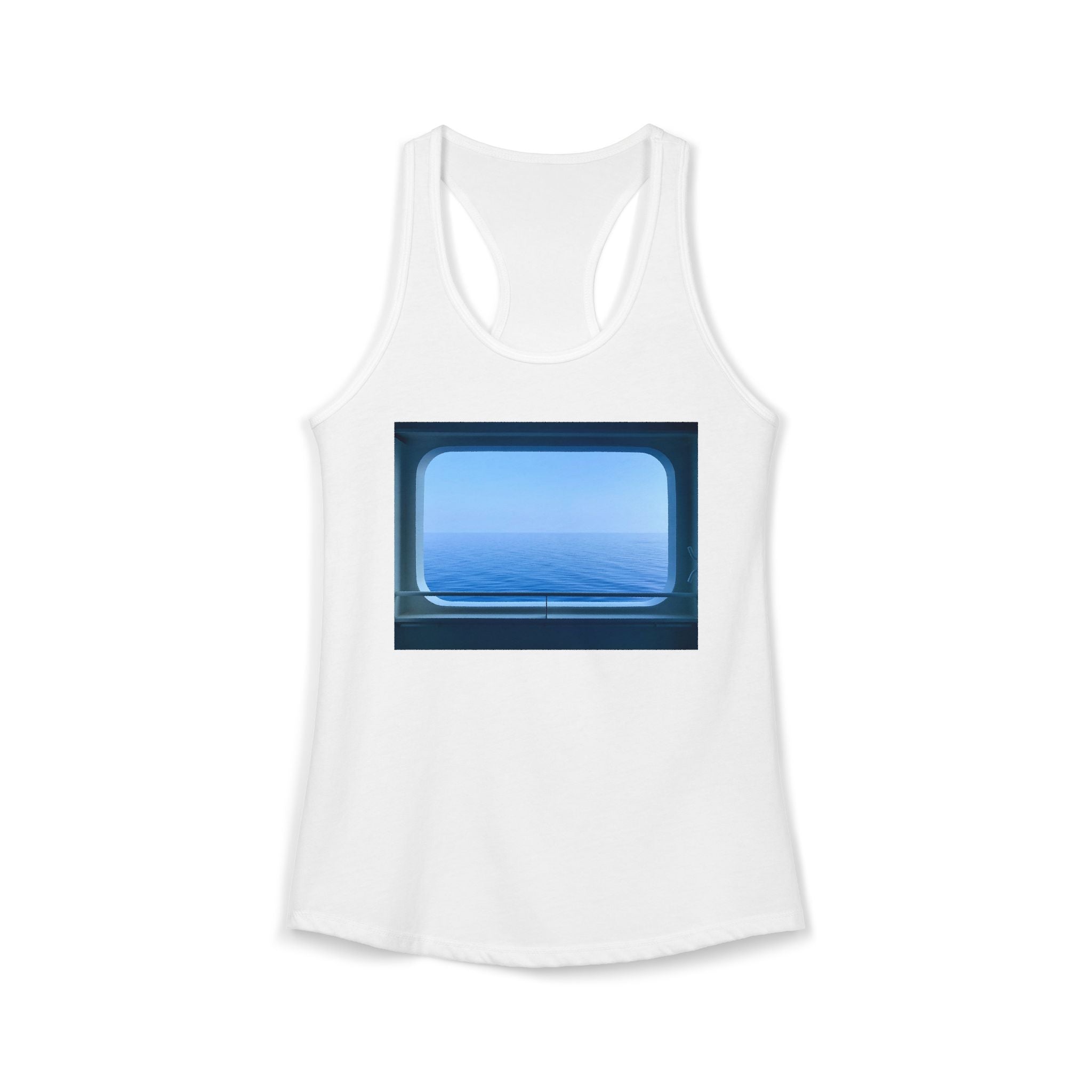 Women's Ideal Racerback Tank - Summer Ocean View