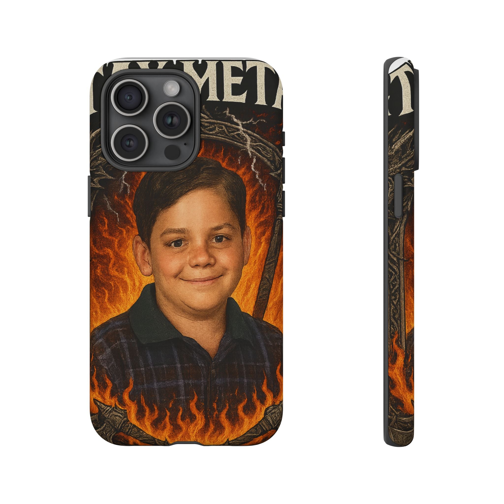 Metalhead Phone Case, Tough Cases for Music Lovers, Personalize with Unique Art, Gift for Metal Fans, Rock Lover's Accessory