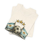 Argentina Soccer T-Shirt — "Nací en Argentina, ¿Qué más querés?" Vintage Football Tee