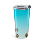 Palm Tree Sky 20oz Tumbler – Coastal Beach Vibes Stainless Travel Cup