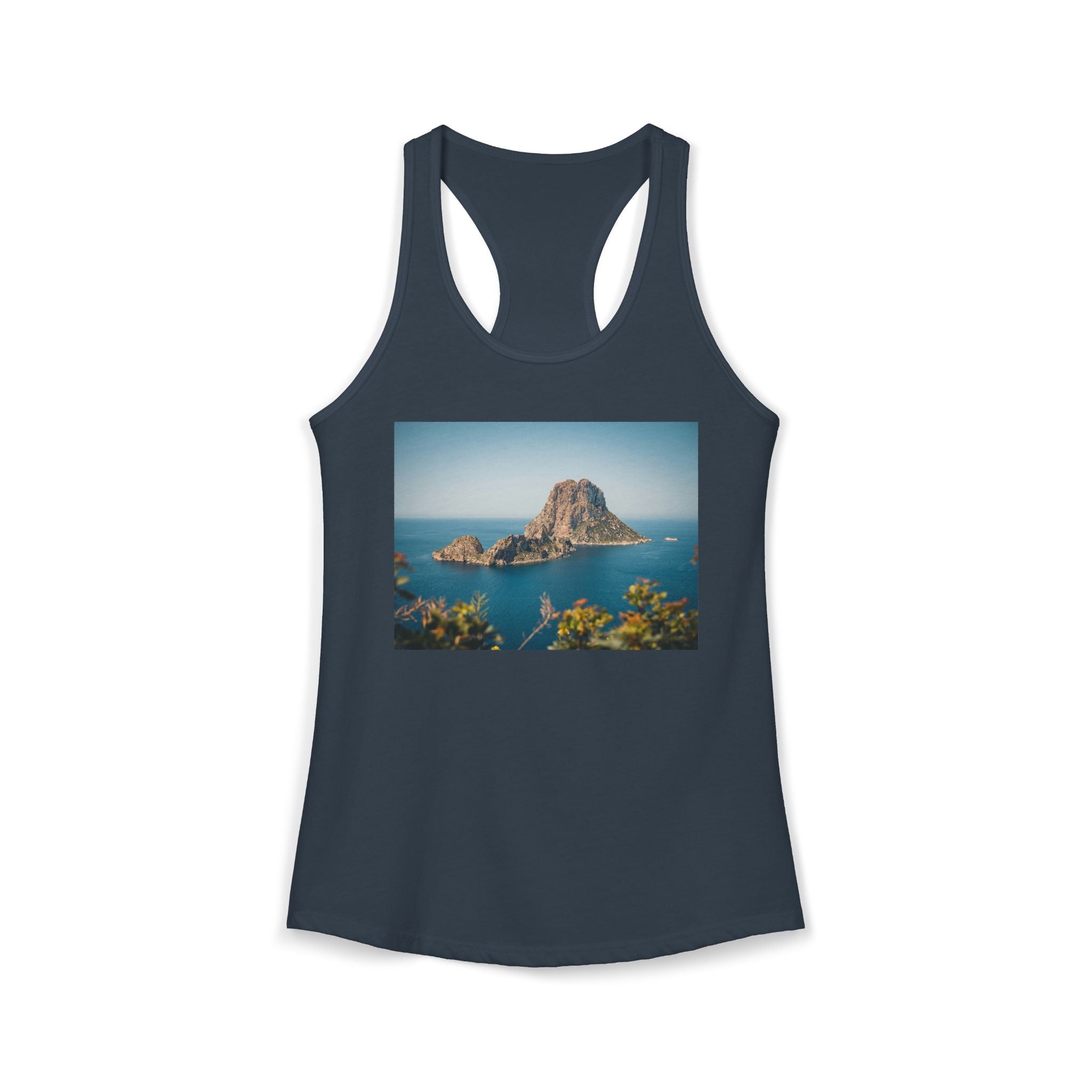 Women's Racerback Tank - Es Vedrà, Spain View