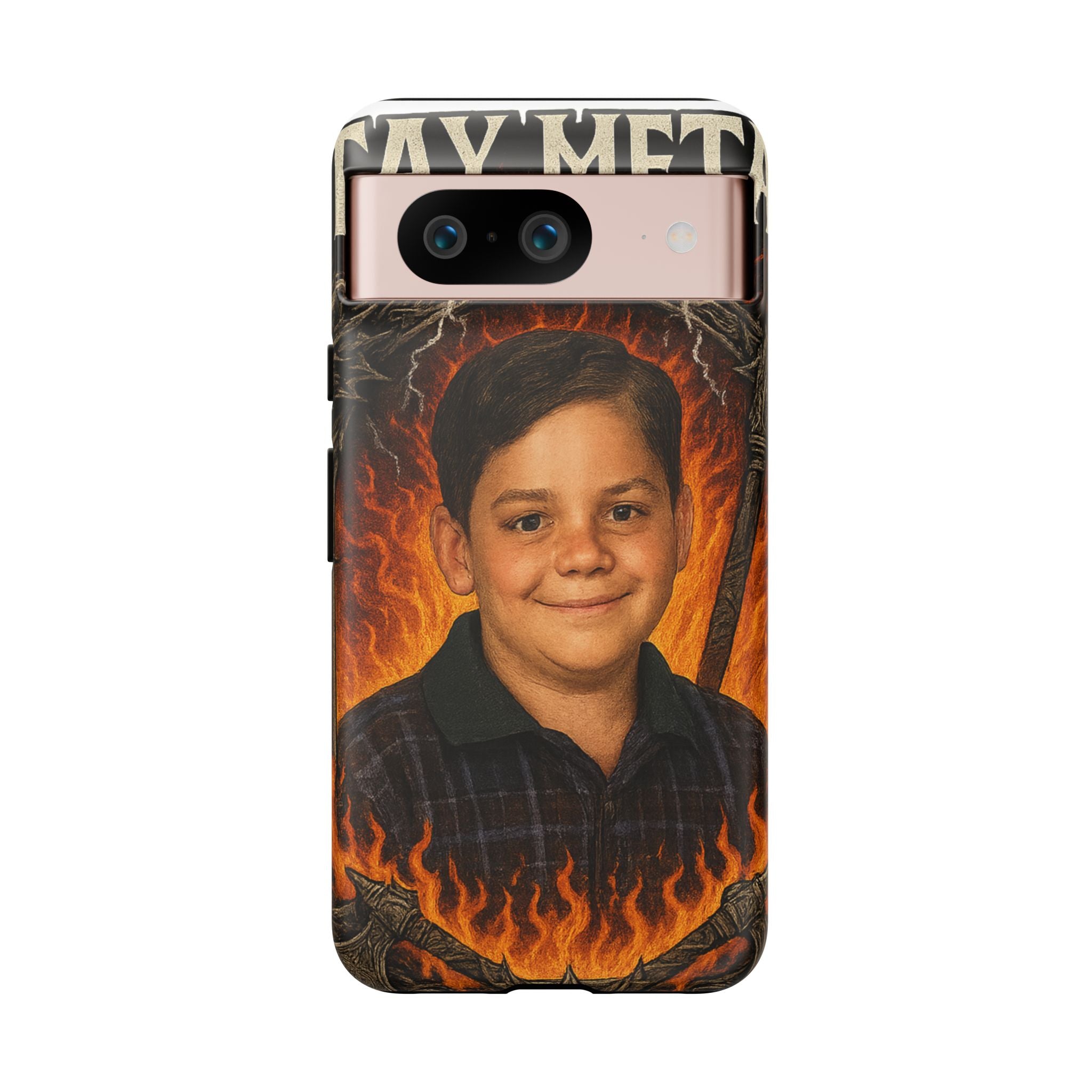 Metalhead Phone Case, Tough Cases for Music Lovers, Personalize with Unique Art, Gift for Metal Fans, Rock Lover's Accessory