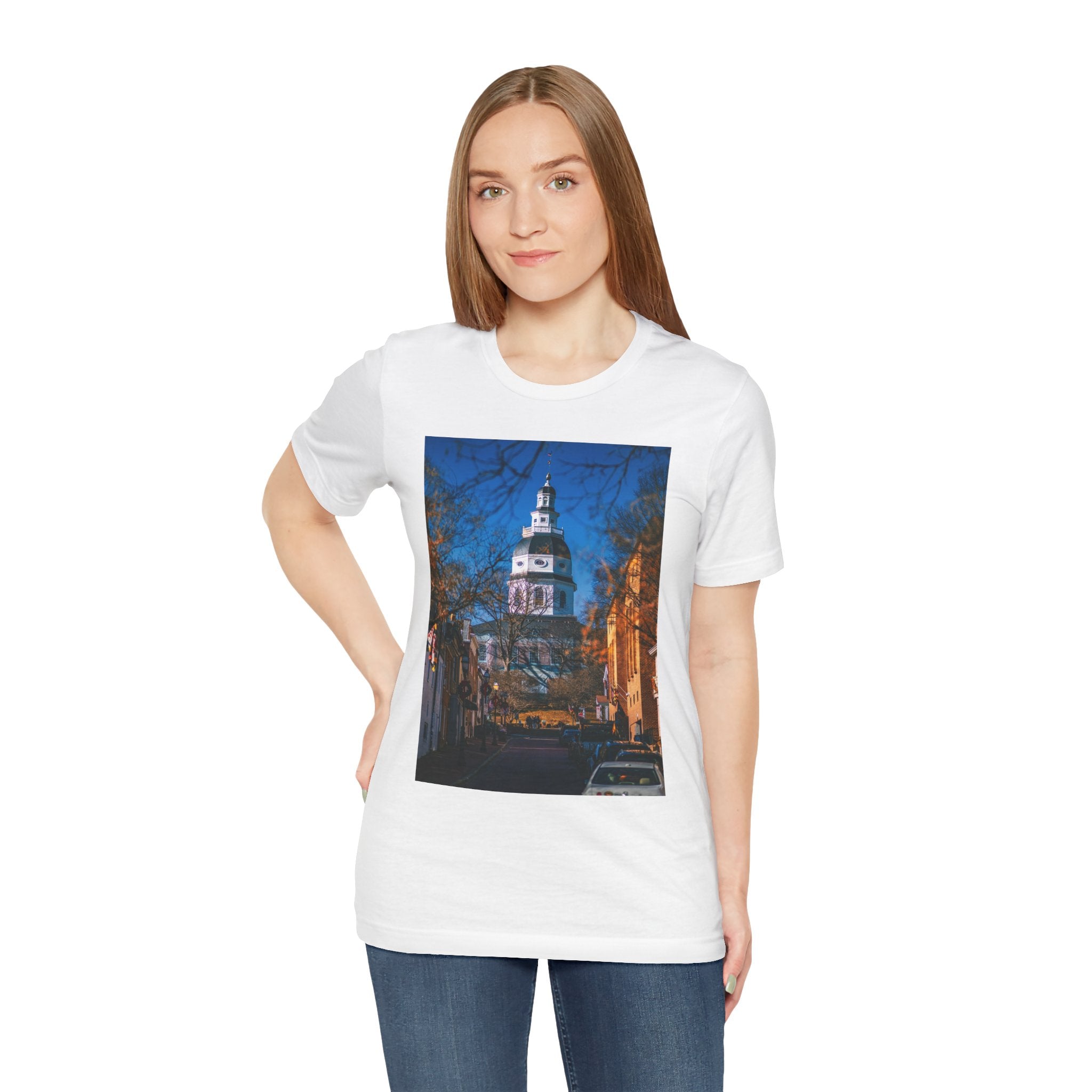 Maryland State House Street Photo Tee