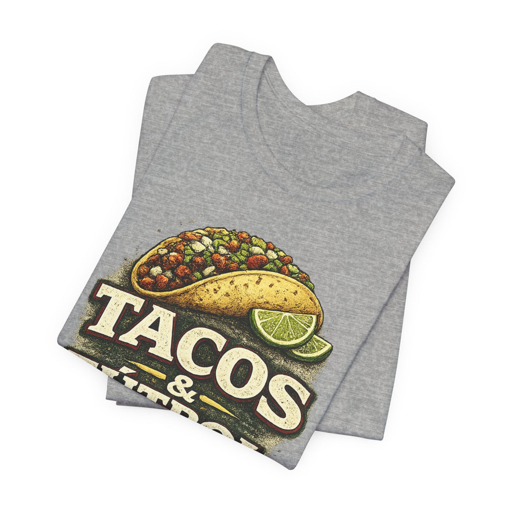 T-Shirt — Tacos & Fútbol Graphic Tee — Soccer Fan Mexican Food Mashup