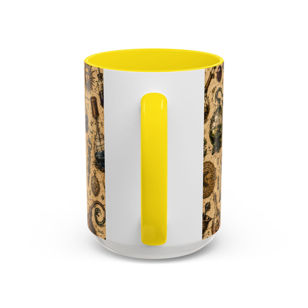 The Alchemist's Cabinet Coffee Mug — Vintage Apothecary Accent Mug (11/15 oz)