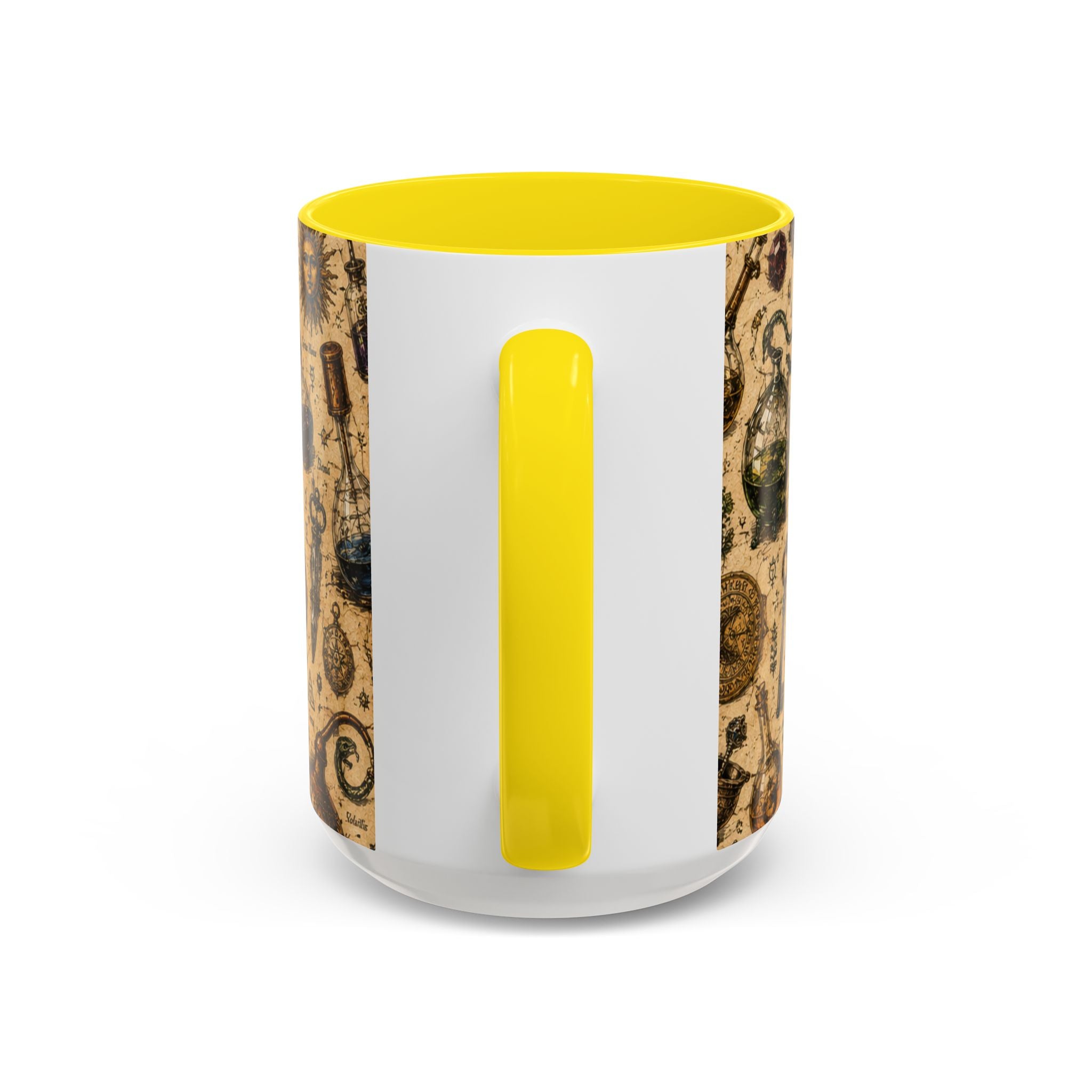 The Alchemist's Cabinet Coffee Mug — Vintage Apothecary Accent Mug (11/15 oz)