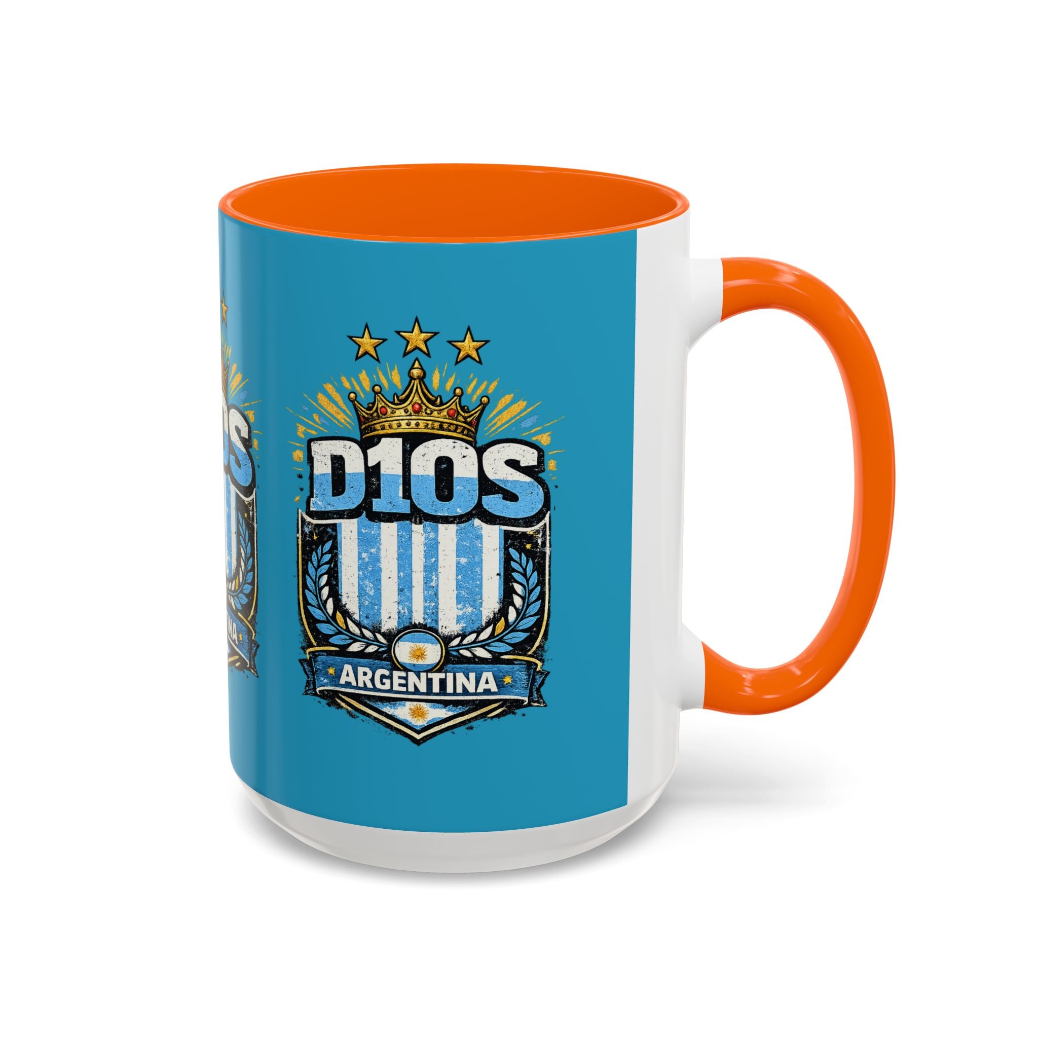 Coffee Mug — Bright Blue Accent Ceramic Mug (11/15oz)