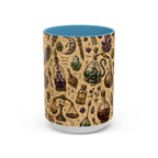 The Alchemist's Cabinet Coffee Mug — Vintage Apothecary Accent Mug (11/15 oz)