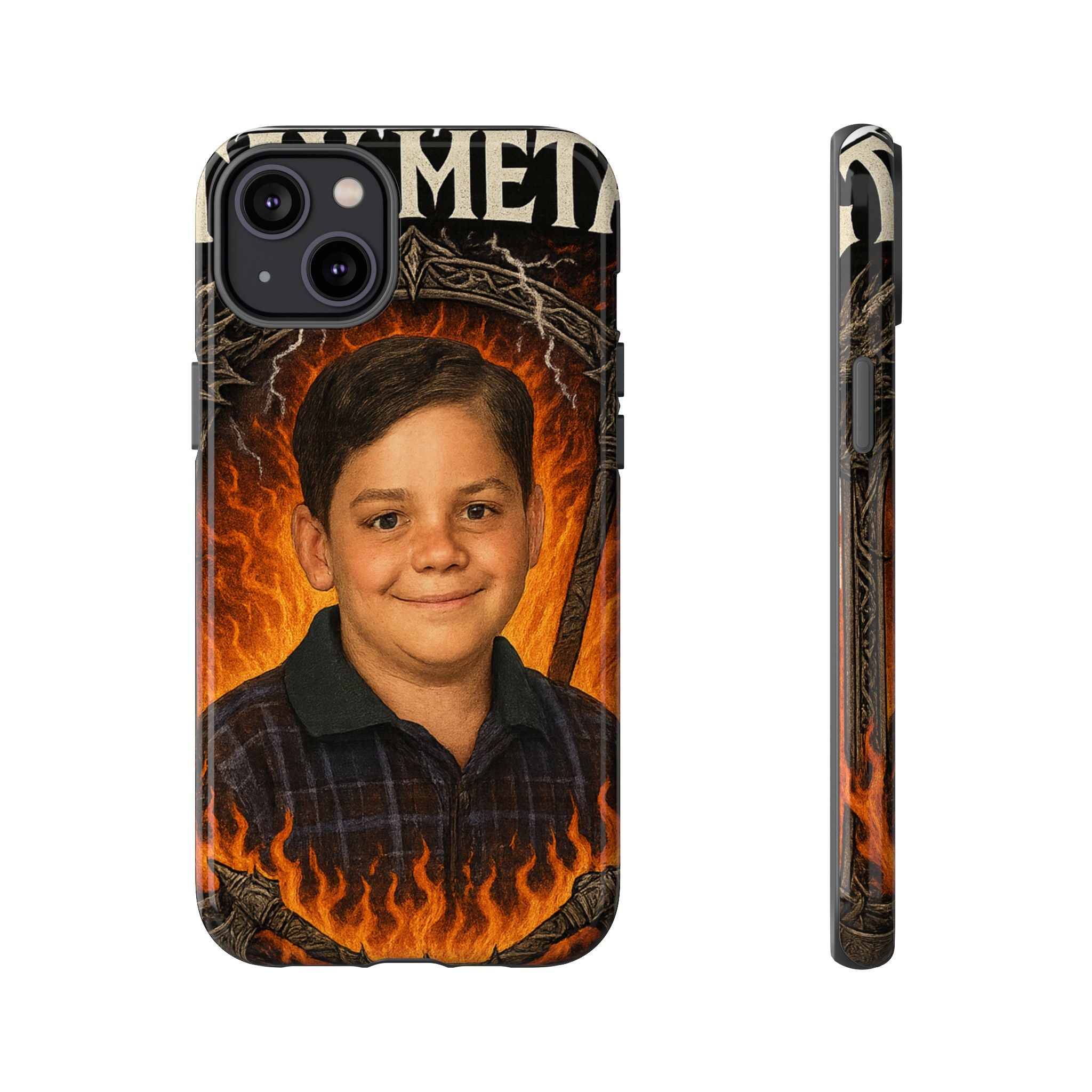 Metalhead Phone Case, Tough Cases for Music Lovers, Personalize with Unique Art, Gift for Metal Fans, Rock Lover's Accessory