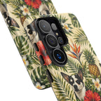 Tropical chihuahua Phone Case — Floral Pineapple Protective Tough Case