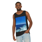 Ocean View Photo Tank Top — Coastal Beach Vibes Summer Tee