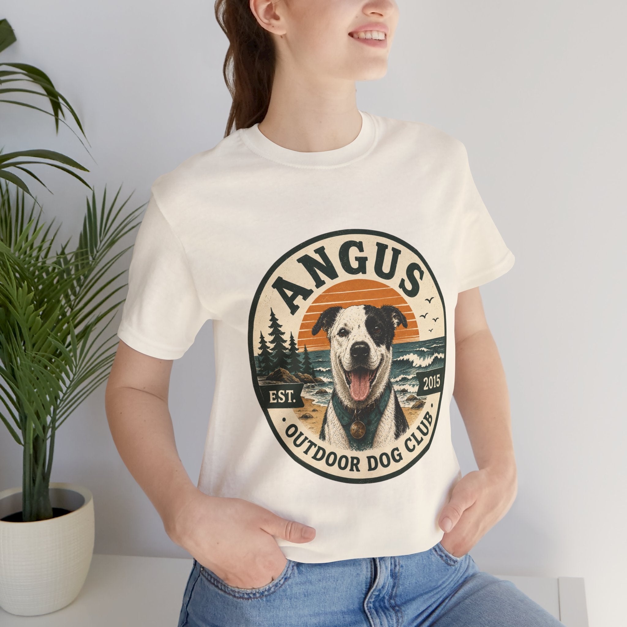 Angus Dog Photo Collage T-Shirt
