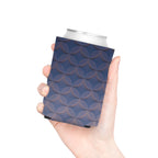 Can Cooler — Geometric Pastel Circle Pattern Neoprene Cooler