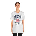 Mentally Elsewhere T-Shirt — Cute Brain on Cloud Graphic Tee