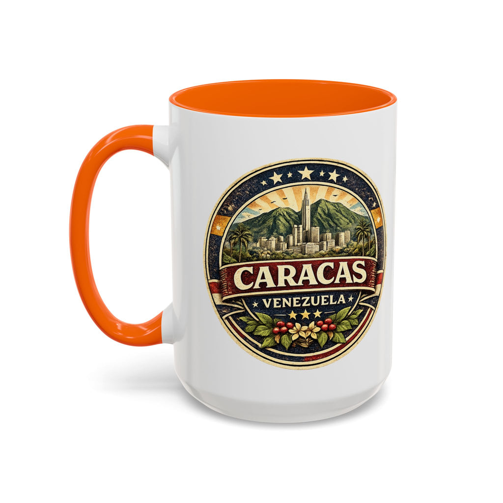Caracas Venezuela Vintage Travel Accent Coffee Mug