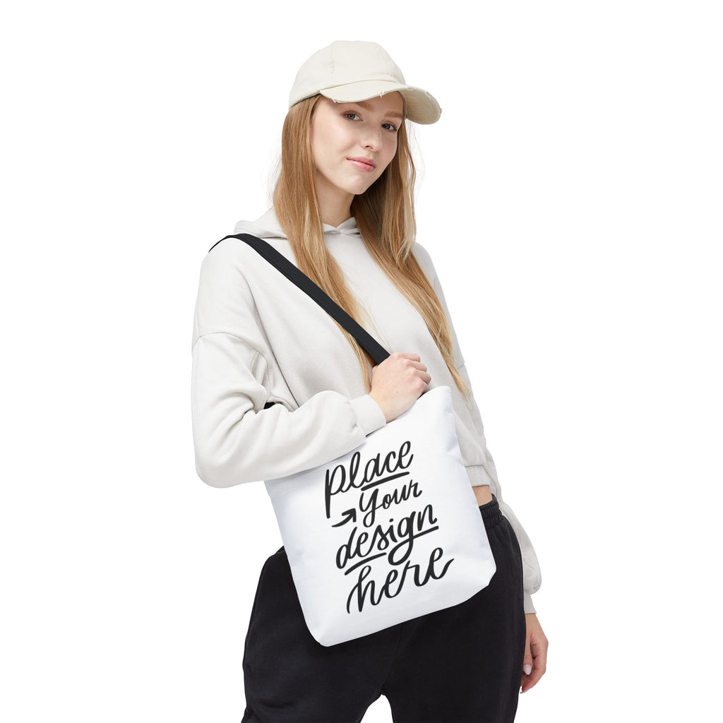 Custom Printed Tote Bag — Personalized All-Over-Print Canvas Shopper