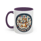 Space Camper Patch Coffee Mug — Retro Astronaut Camper 11/15oz Accent Mug